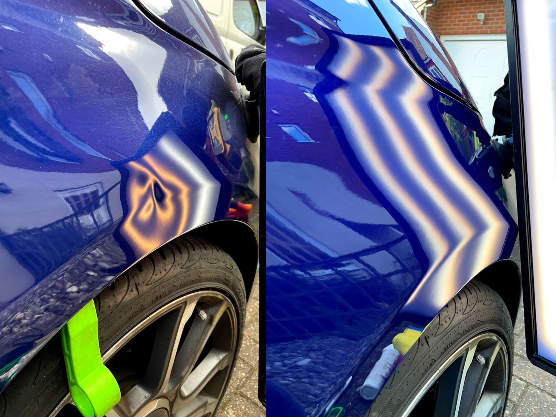 Abarth 500 before and after