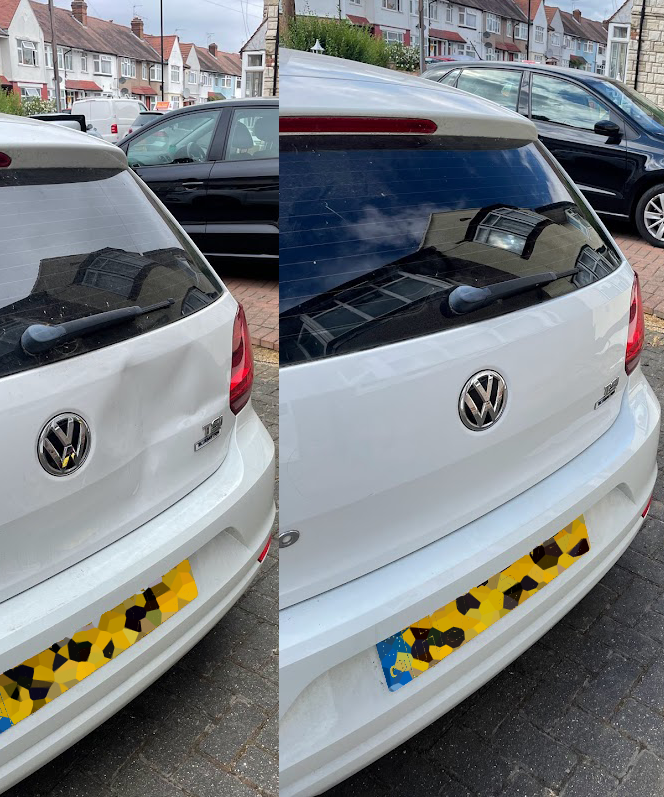 VW Polo before and after