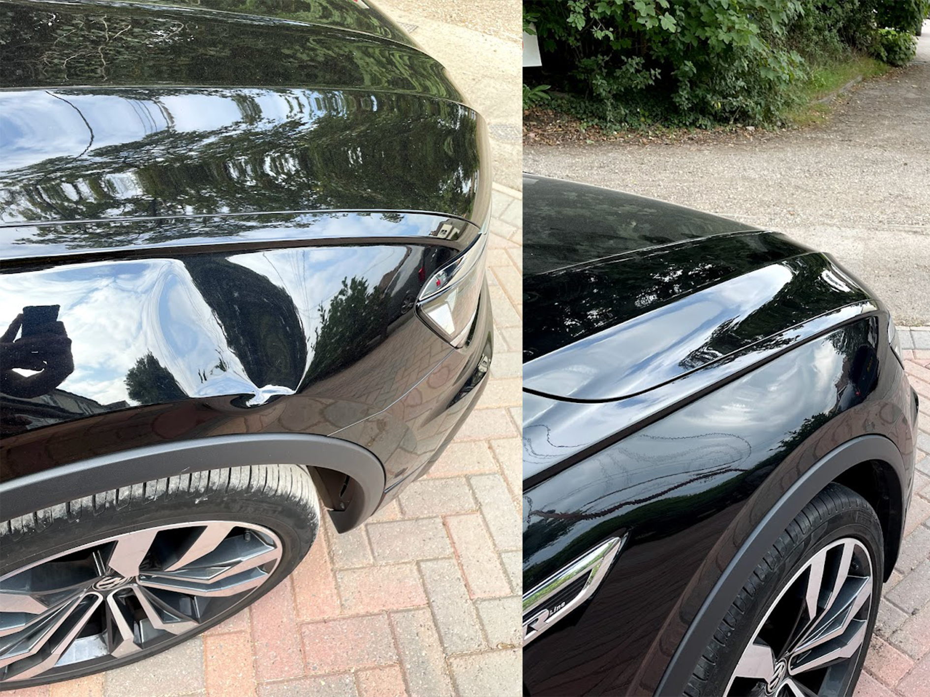 VW T-Roc before and after